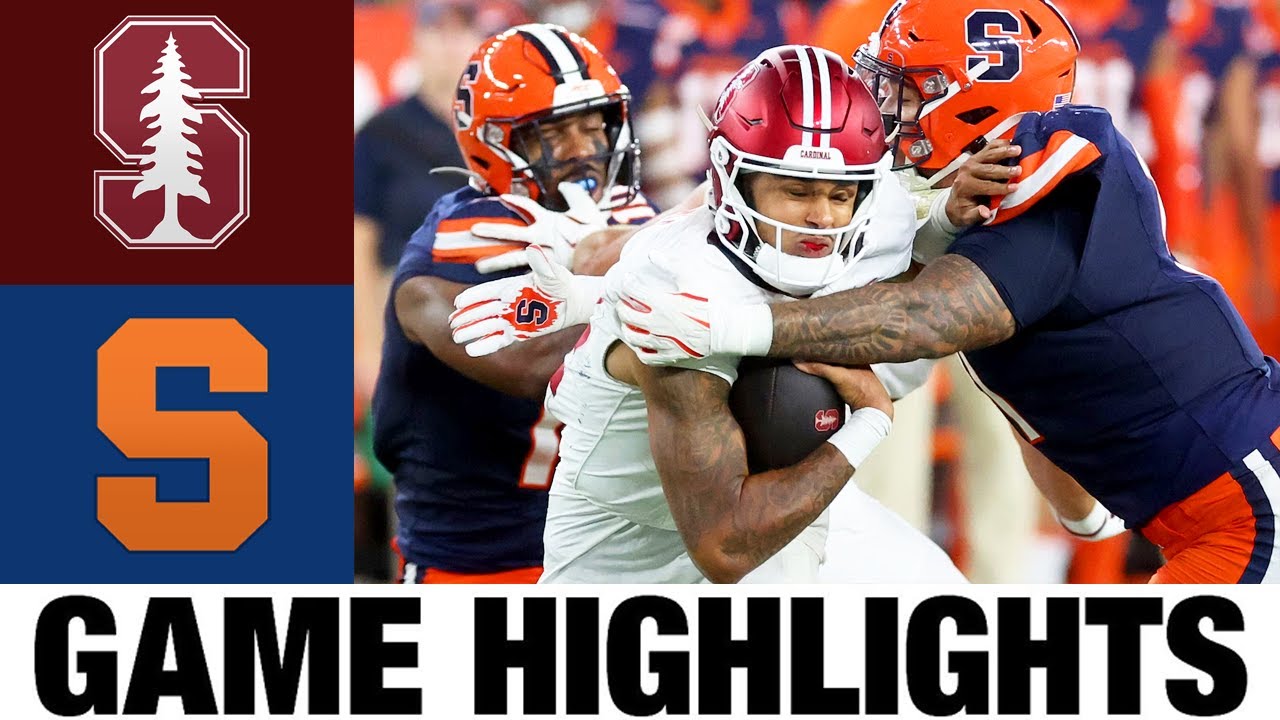 Stanford vs Syracuse | Full Game Highlights | 2024 College Football