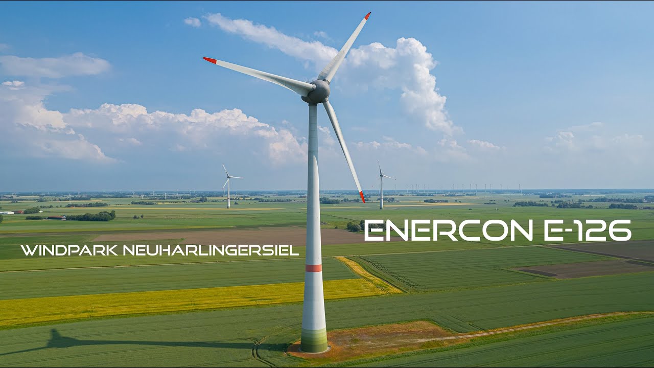 ENERCON E-126 | Windpark Neuharlingersiel | DJI Air 2S | 4K/60FPS
