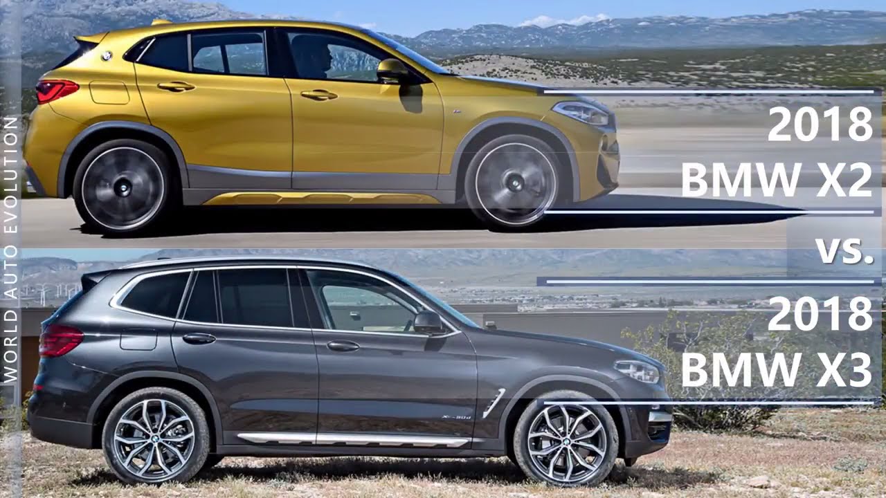 2018 BMW X2 vs 2018 BMW X3 (technical comparison)