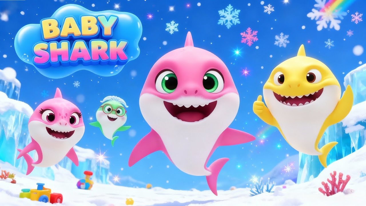 Подводное приключение! 🦈 | Песенка про акулёнка и его семью | Детские песенки в стиле Диснея в 3D