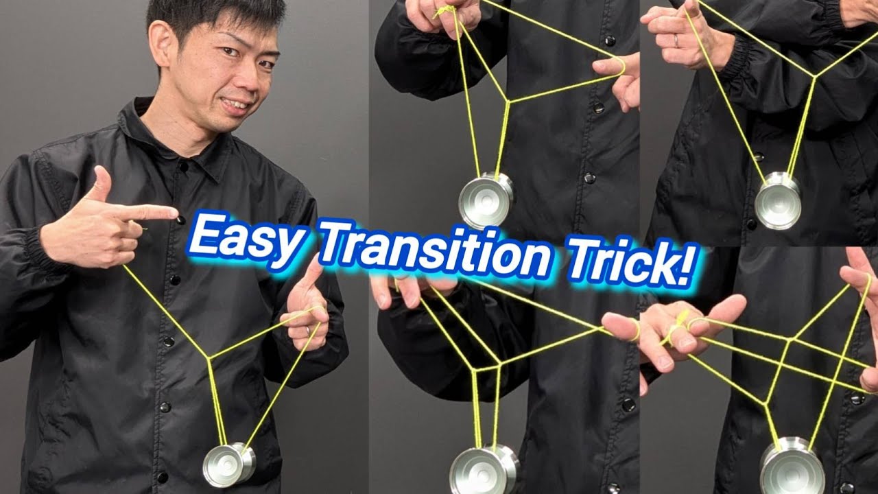 [Easy & Flashy] Multi-Step Green Triangle Transition [REWIND Yo-Yo Trick Tutorial] #yoyo #tutorial