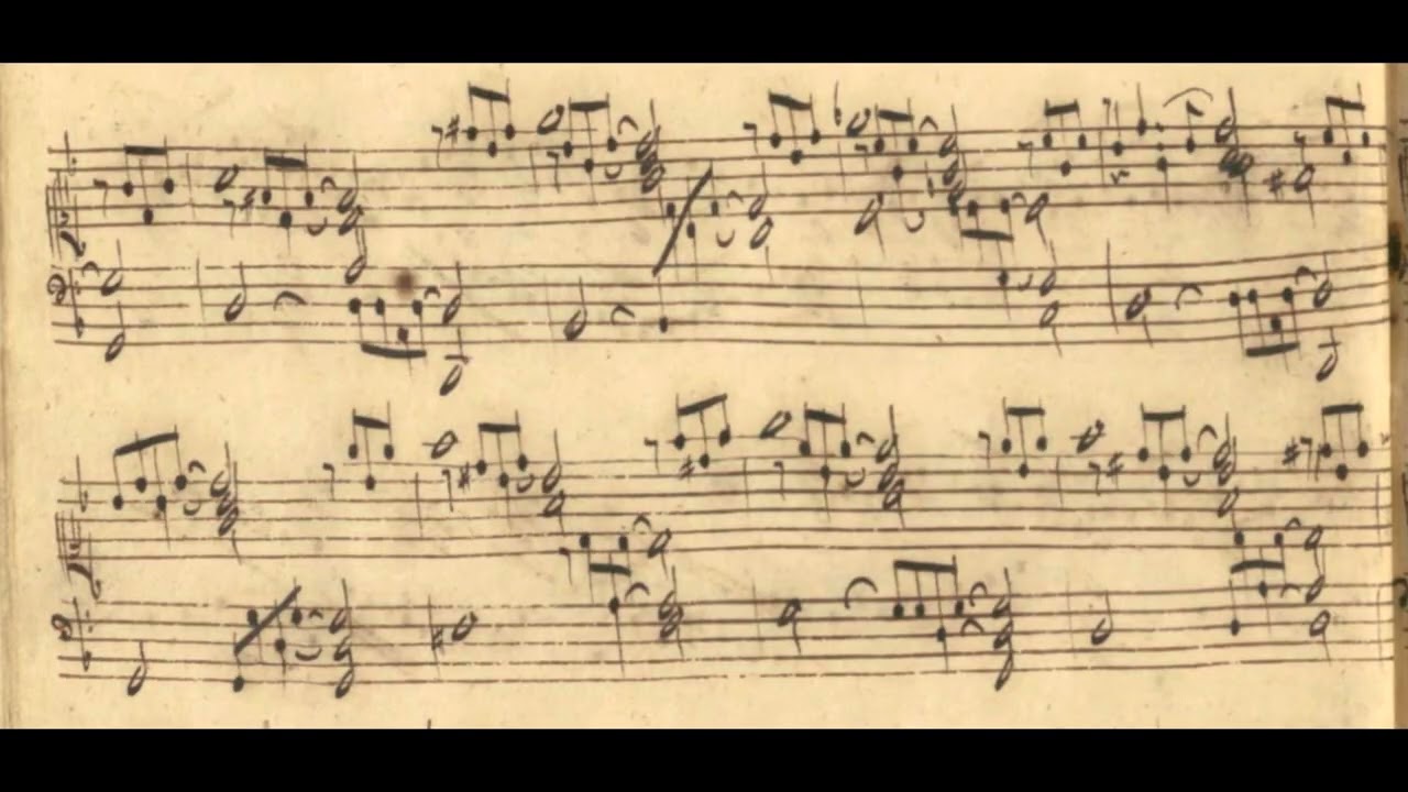 NEW BACH PIECE (2 of 2) - Chaconne in G minor BWV 1179 (1703) (sheet music)