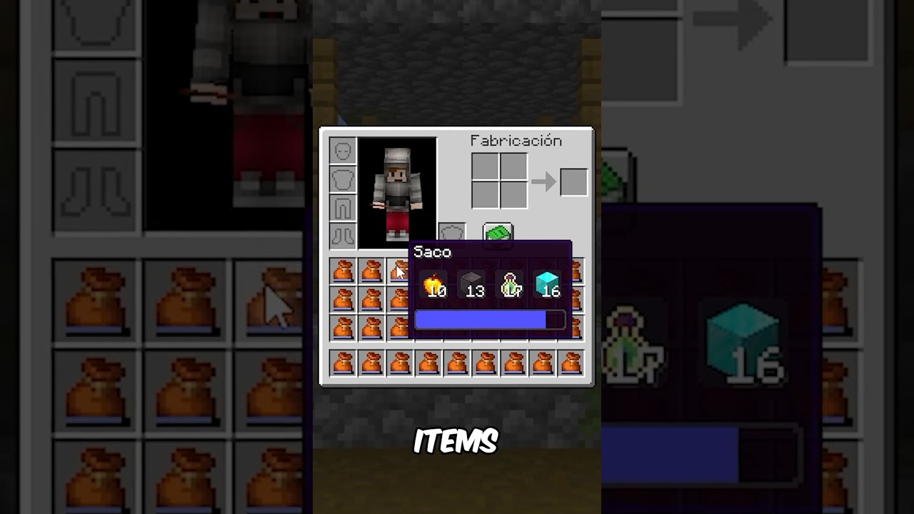 &iquest;C&Oacute;MO DUPLICAR TUS &Iacute;TEMS EN MINECRAFT? 🤫⛏️ #shorts