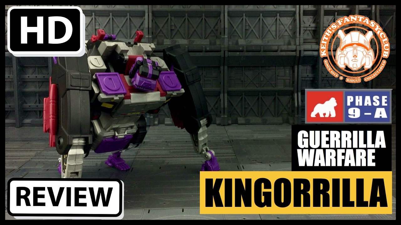 Keith's Fantasy Club EAVI Phase 9-A Kingorilla Transformers Masterpiece Horrorcon Apeface