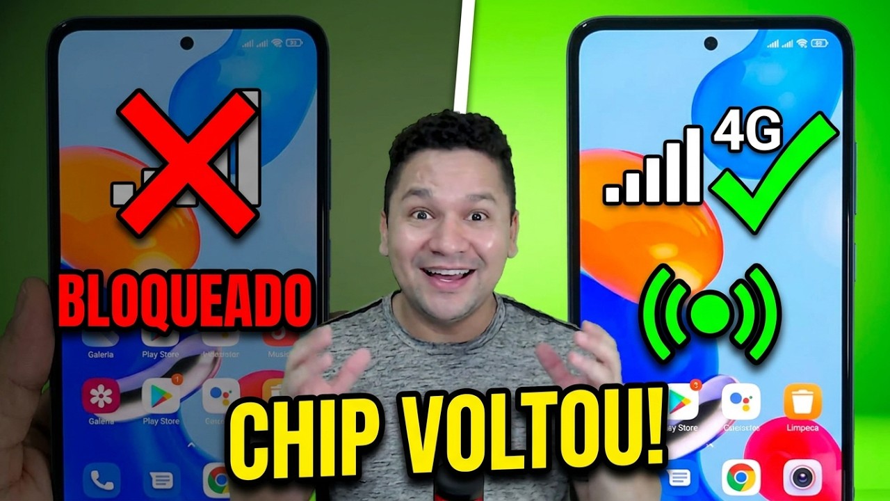 🛜COMO RECUPERAR CHIP BLOQUEADO OU DESATIVADO POR FALTA DE CRÉDITO!! TODAS AS OPERADORAS #grátis