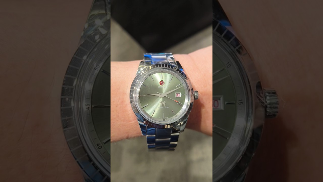 Rado Tradition Golden Horse green dial watch #rado #wristwatch #watch