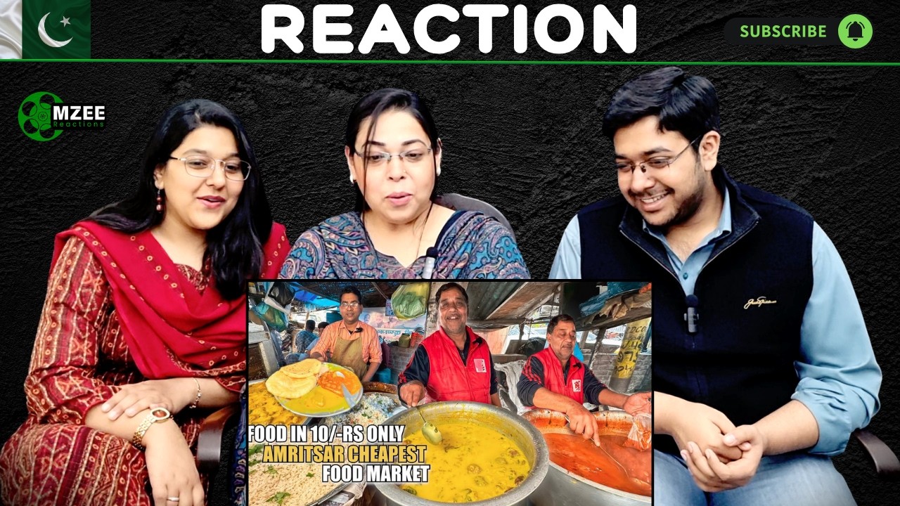 Exploring the Best & Cheapest Street Food in Amritsar: Everything in Rs10/- | Reaction!