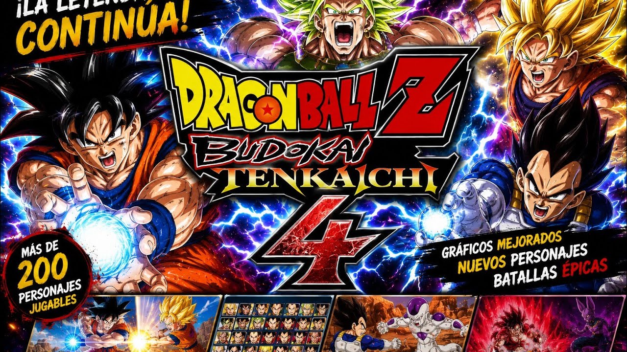 Dragon Ball Z Budokai Tenkaichi 4 - Dragon Ball Super Broly 