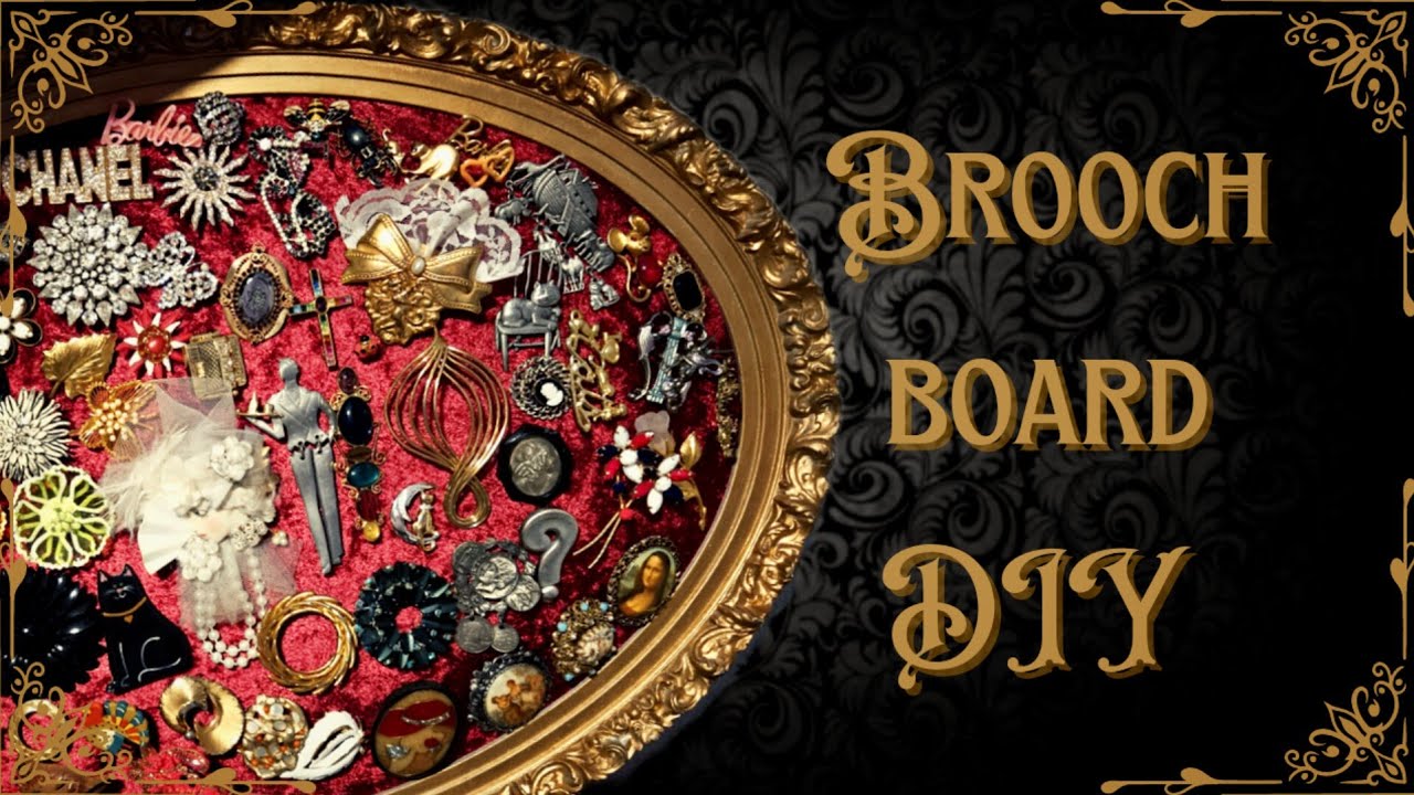 DIY Vintage Brooch Board | How To Make a Brooch Board |