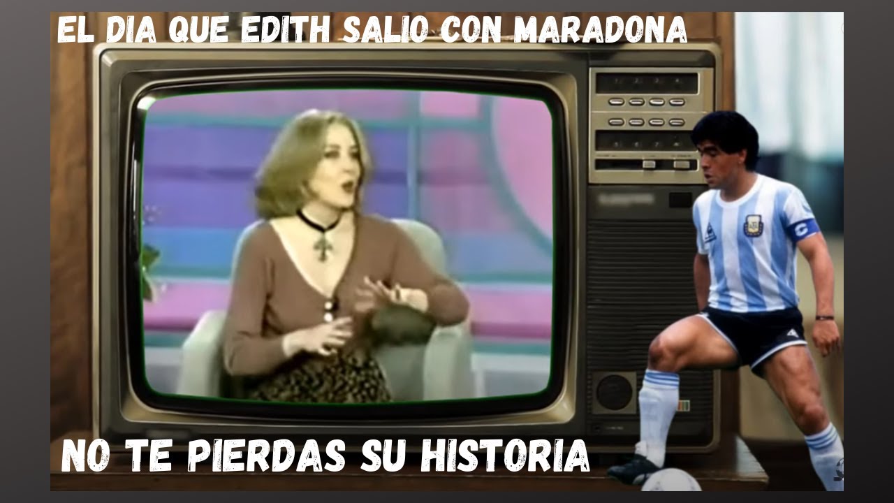 El dia que Edith Gonzalez confeso que le gustaba Maradona y se fueron a comer