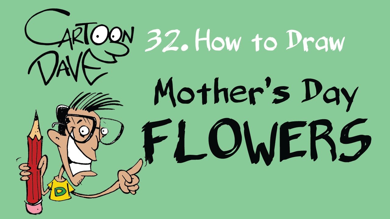 32 How to Draw FLOWERS - Cartoon Dave