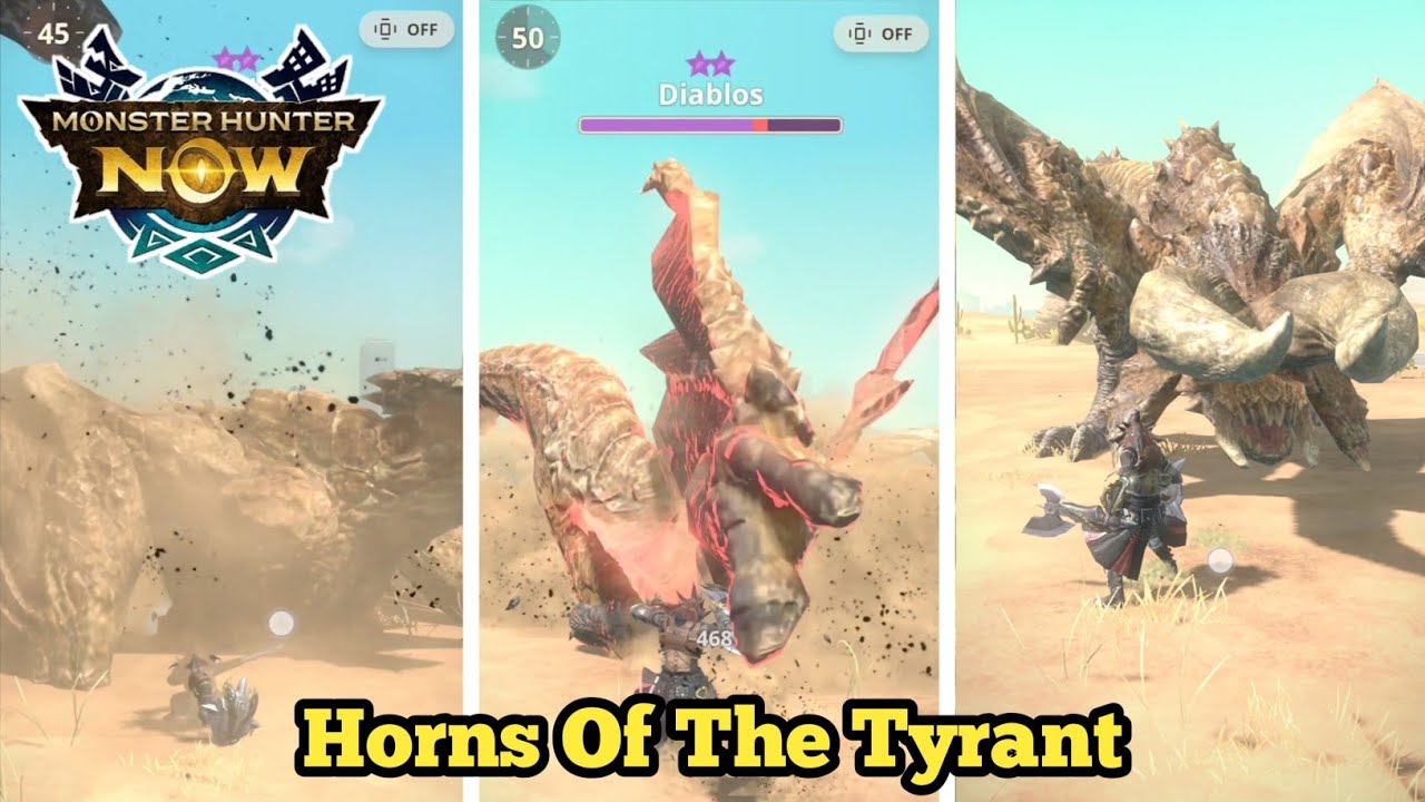 Monster Hunter Now - Solo Diablos ⭐7 (Sword and Shield)
