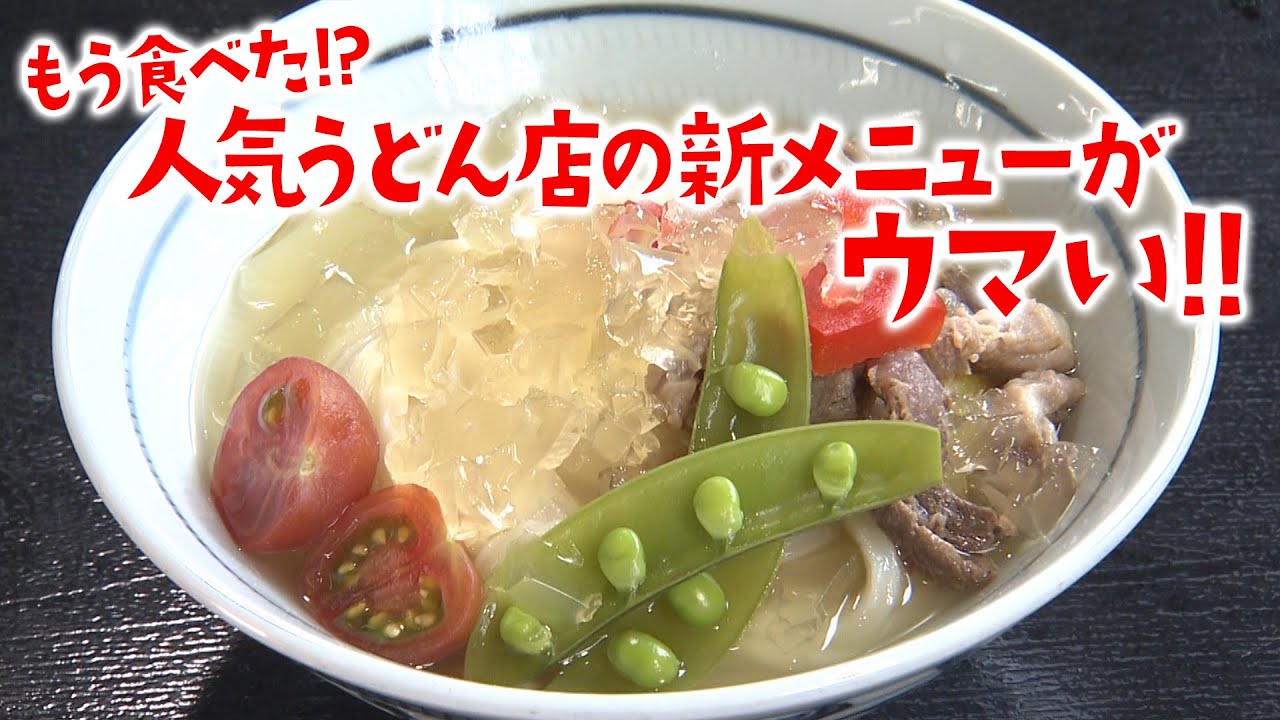 【特選うどん遍路】「奇跡の細麺」人気店からこの夏新メニューが登場！！しなやかさの中にある凛としたコシの存在感がすごい！！【うどん 一福】　2024/08/05放送