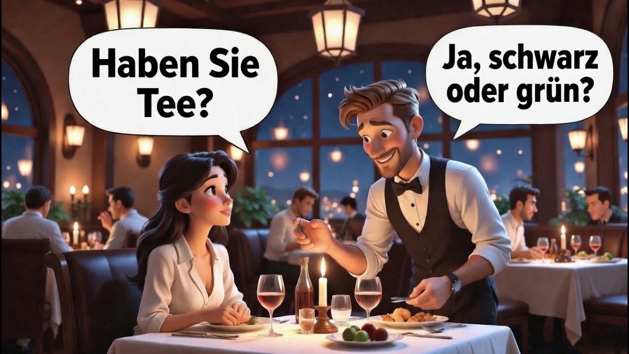 German Conversation for Beginners | At the Restaurant