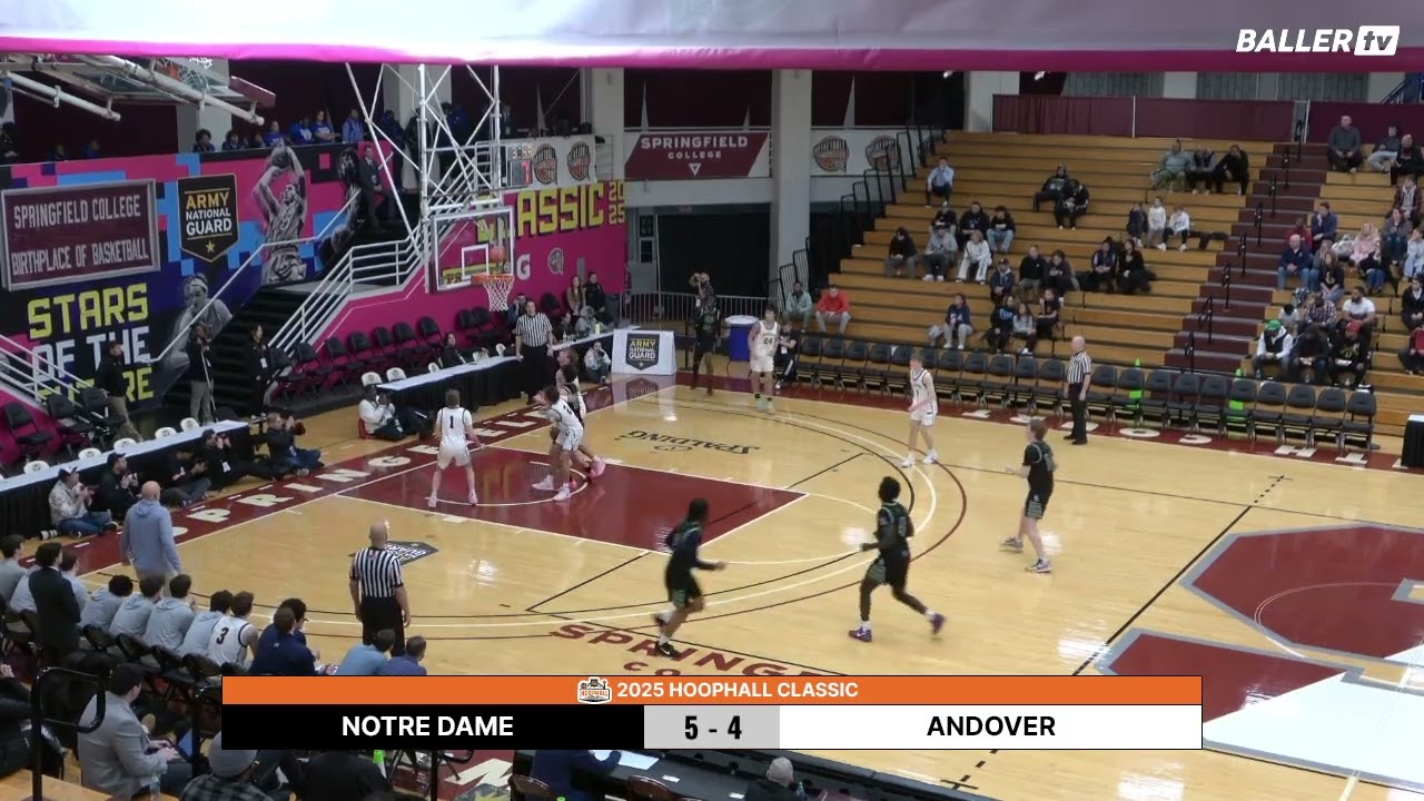 Abdou Toure Dominates! Notre Dame-West Haven vs. Andover | Full Game – 2025 Hoophall Classic