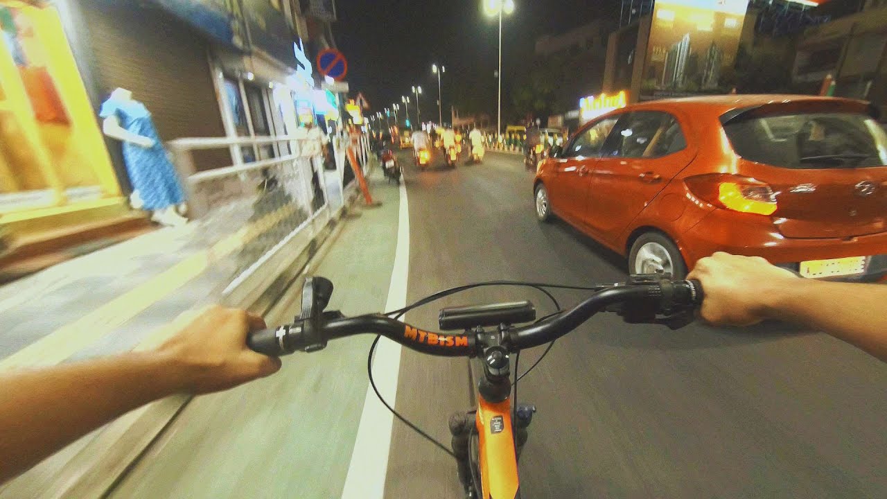 Surfing the Night Traffic : MTB POV | Kerala | India