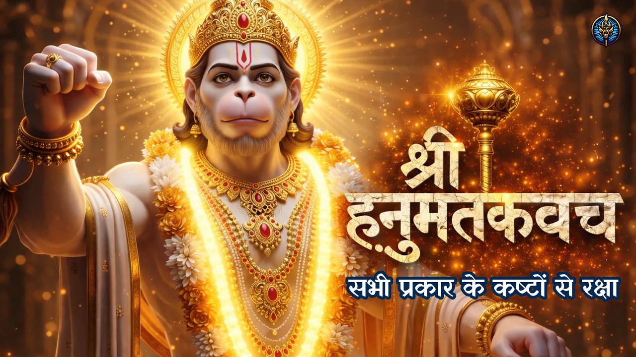 Hanumat Kavach | श्री हनुमत्कवचम् | Powerful Hanuman Protection Mantra | Damru Verse #hanuman