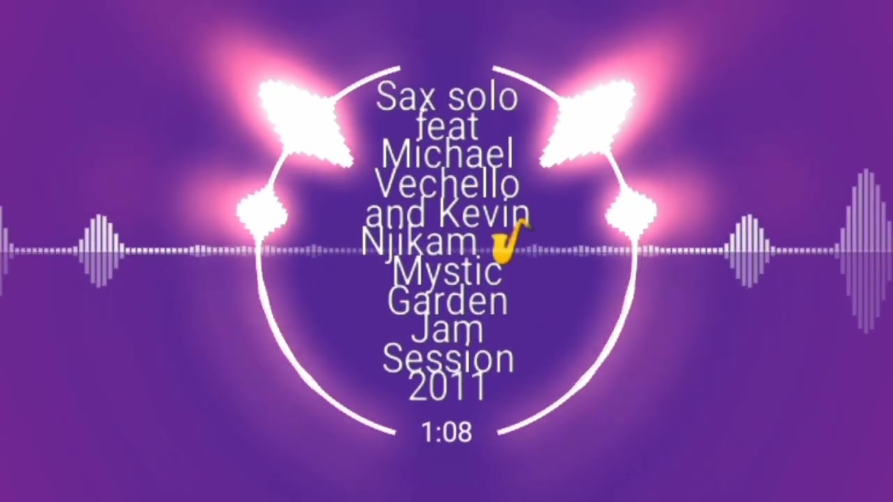 Sax solo feat Michael Vechello and Kevin Njikam 🎷 Mystic Garden Jam Session
