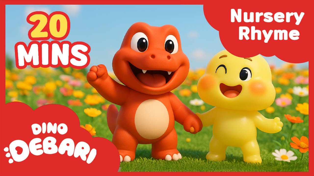 🎵Playtime Nursery Rhymes 20 minutes | Debari the Baby Dino🎤