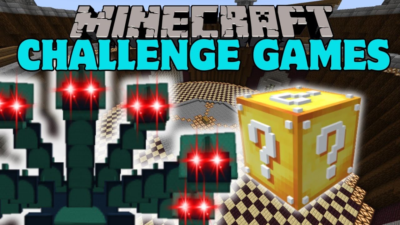 Minecraft: TWILIGHT FOREST CHALLENGE GAMES - Lucky Block Mod - Modded Mini-Game