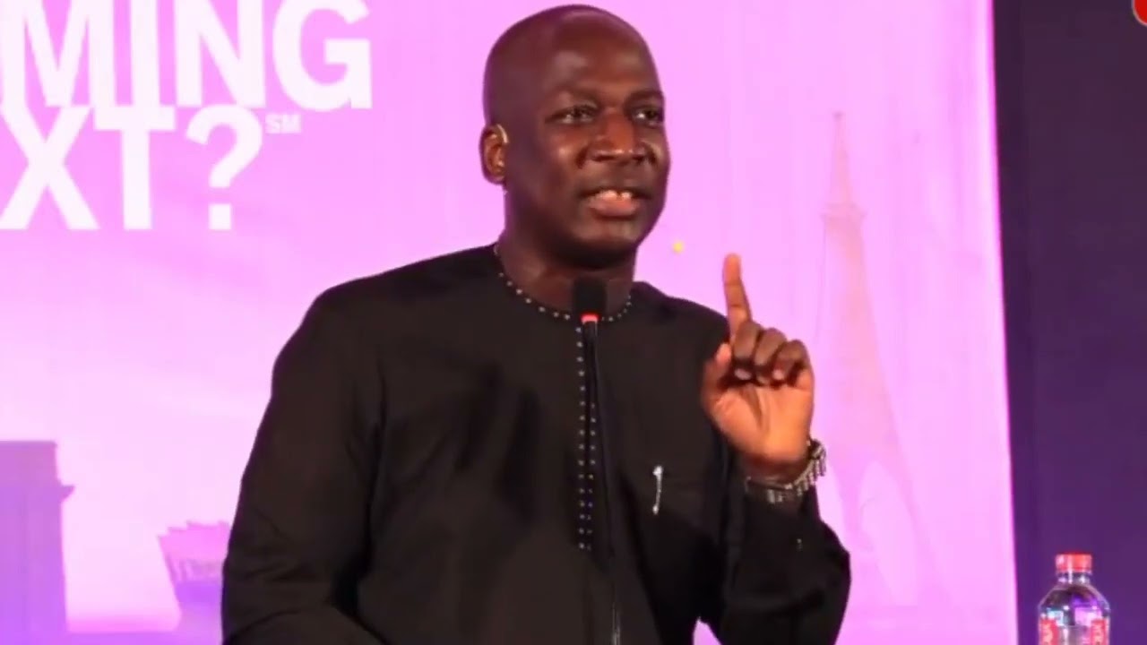 Yaw Nsarkoh at the second Africa Leadership Conference in Accra.