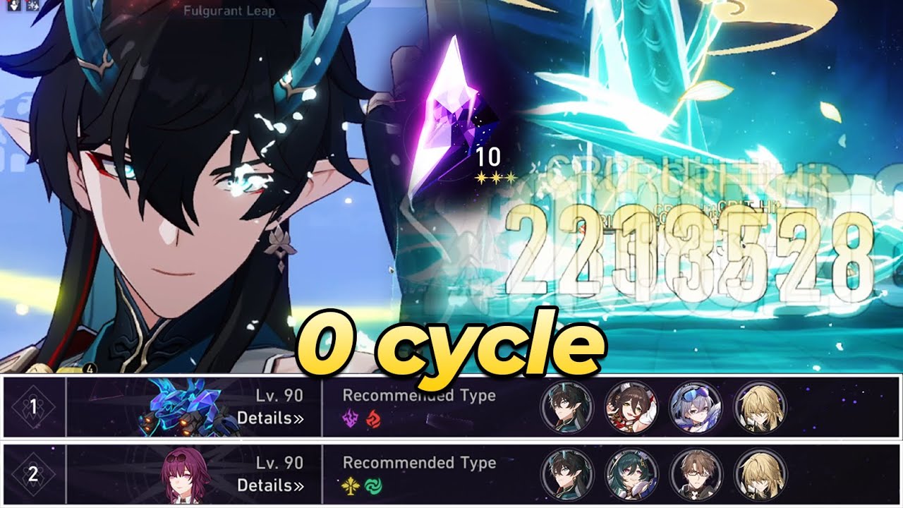 E6S5 Dan Heng Imbibitor Lunae vs Memory of Chaos 10 0 Cycle Both Halves | 1.3 Honkai Star Rail