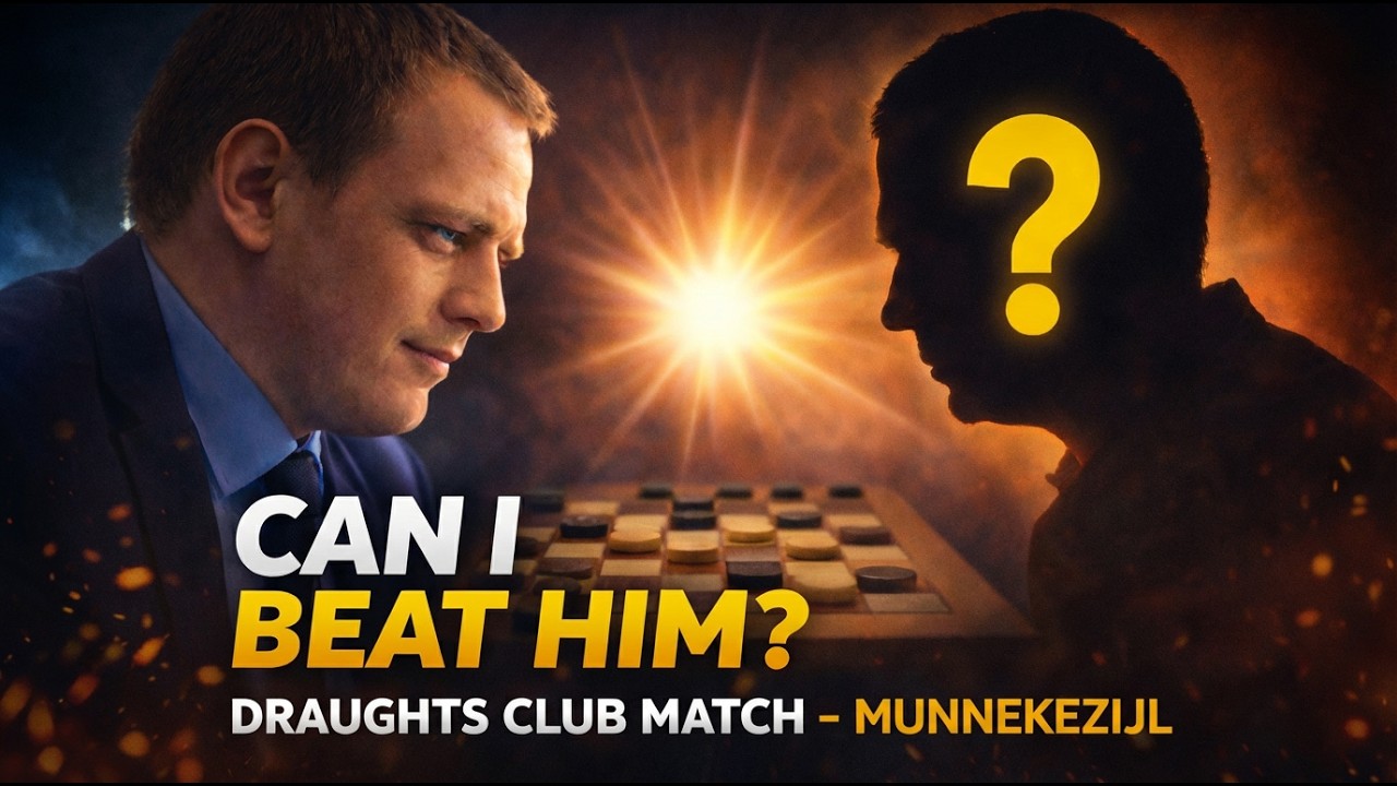 Draughts Club Match – Can I Beat Him? | Munnekezijl