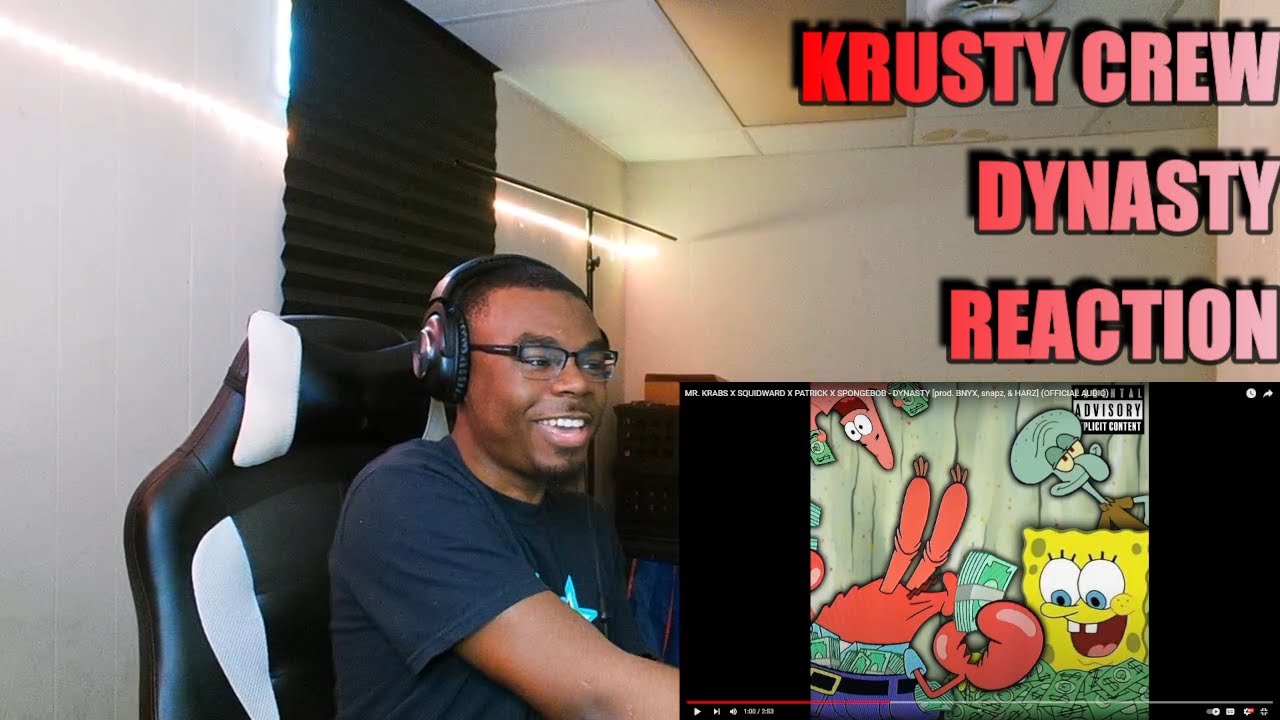 THE WHOLE CREW HERE! | MR. KRABS X SQUIDWARD X PATRICK X SPONGEBOB - DYNASTY REACTION
