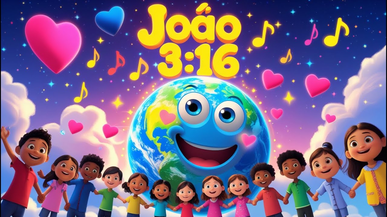 João 3:16 – Versículo Cantado para Crianças | A Palavra em Canção