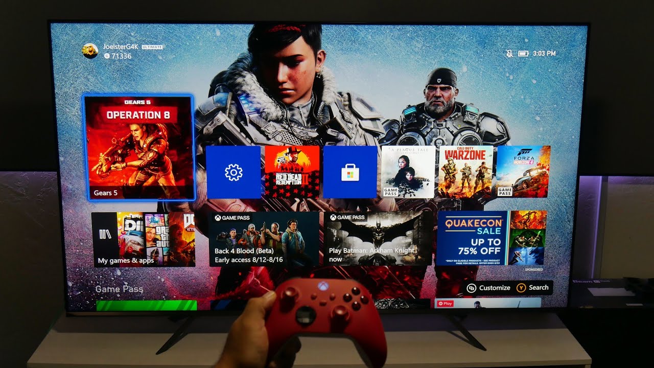Hisense U7G Gaming на Xbox SX и PS5