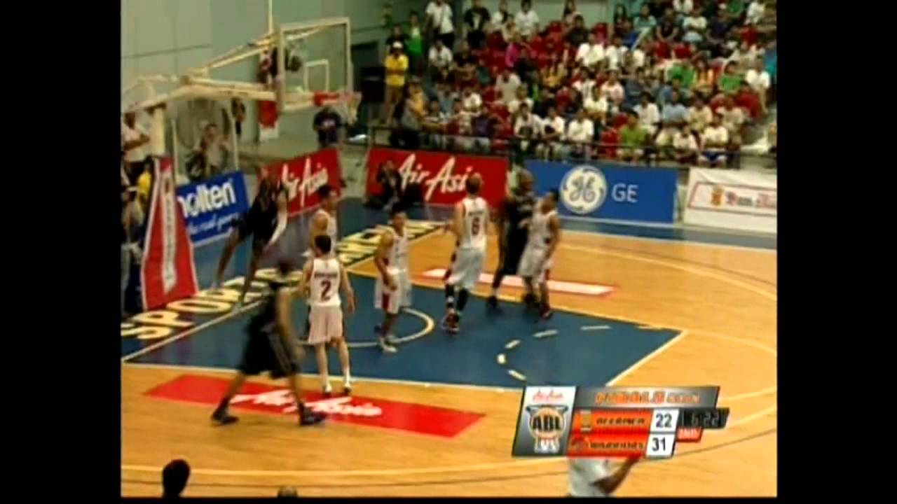 Evan Brock Two-Handed Jam In Game 1 of ABL Finals