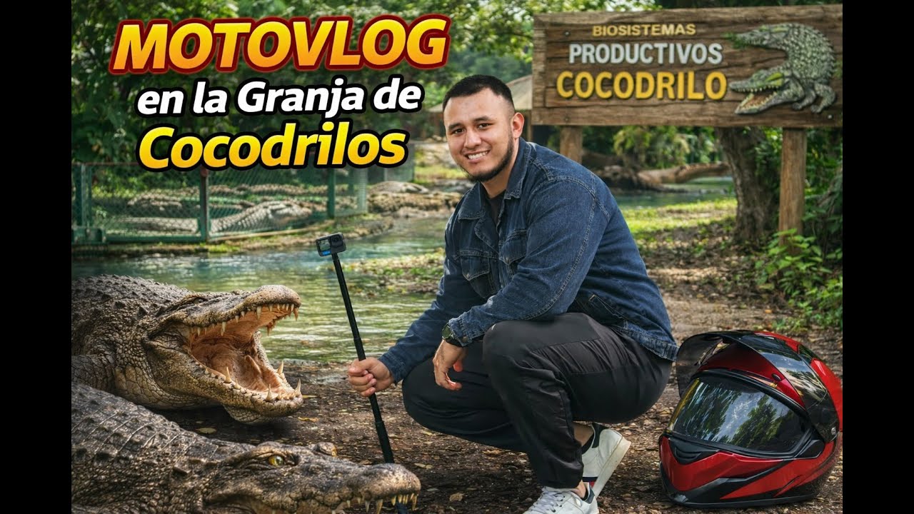 Rodando Entre Cocodrilos 🏍️🐊 | Moto Vlog en Biosistemas Productivos