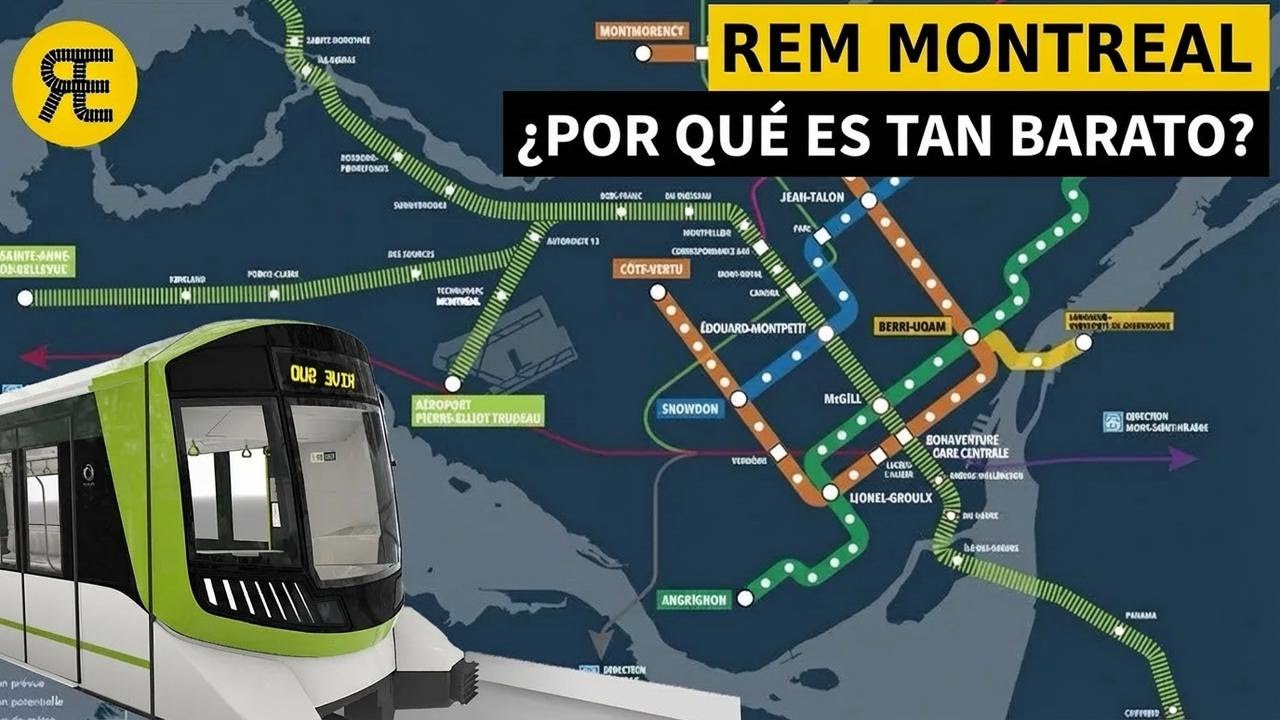 ¿Por qué este megaproyecto salió tan barato? Te explico el REM de Montreal