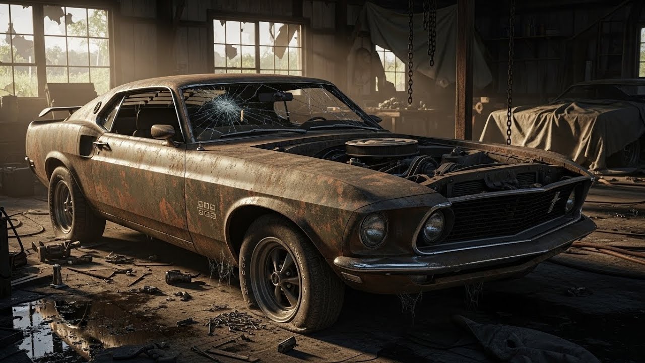 Found in a Barn: Restoring a RARE 1969 Boss 429 Mustang – Full Rebuild (ASMR)