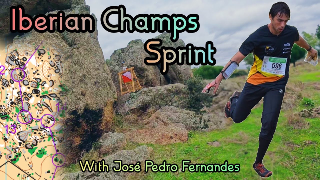 Rocky Sprint at Iberian Championships with José Pedro Fernandes (headcam orienteering)