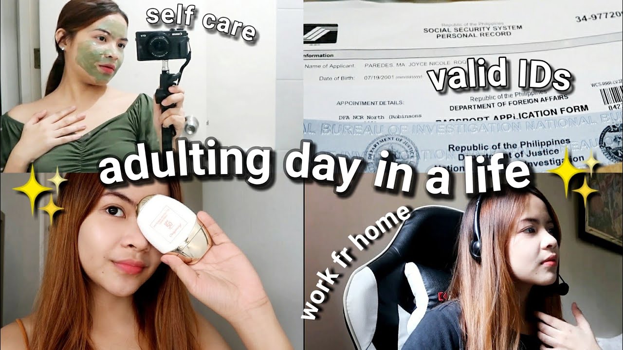 VLOG: Adulting Day In a Life 🌿 (esl work, valid IDs, self care) ♡  ft Oilyoung ♡