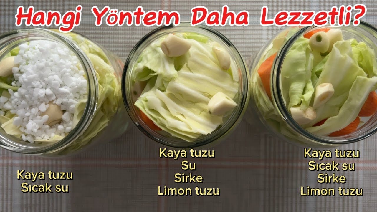Lahana Turşusu Tarifleri: Hangi Yöntem Daha Lezzetli?