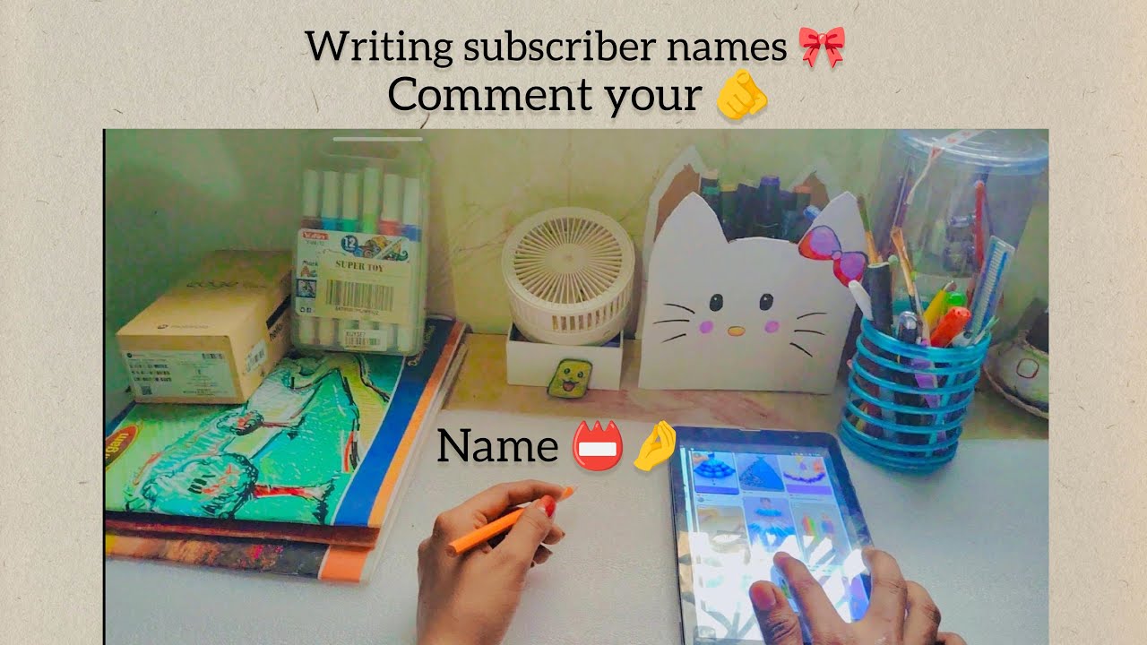 Writing subscriber names 📛 🤌 Mona art and craft | Mona craft | Mona |