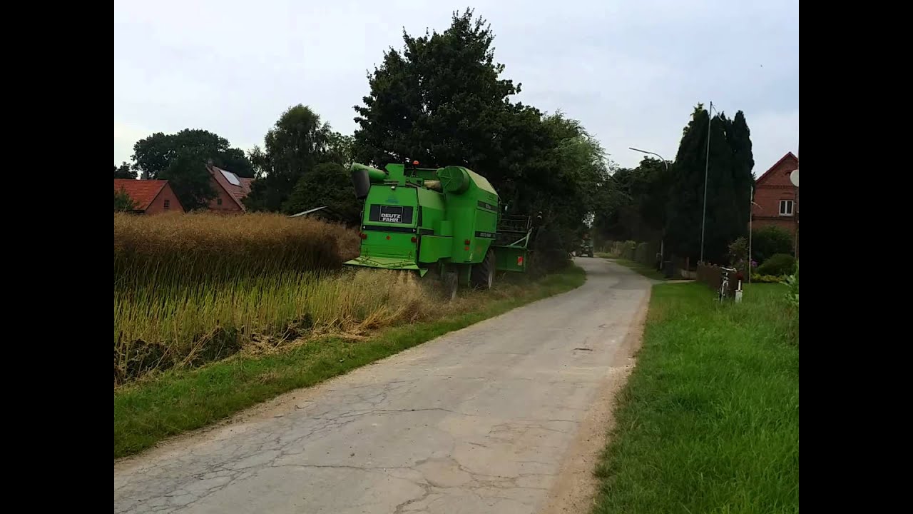 Raps Dreschen Deutz Fahr  M35.80