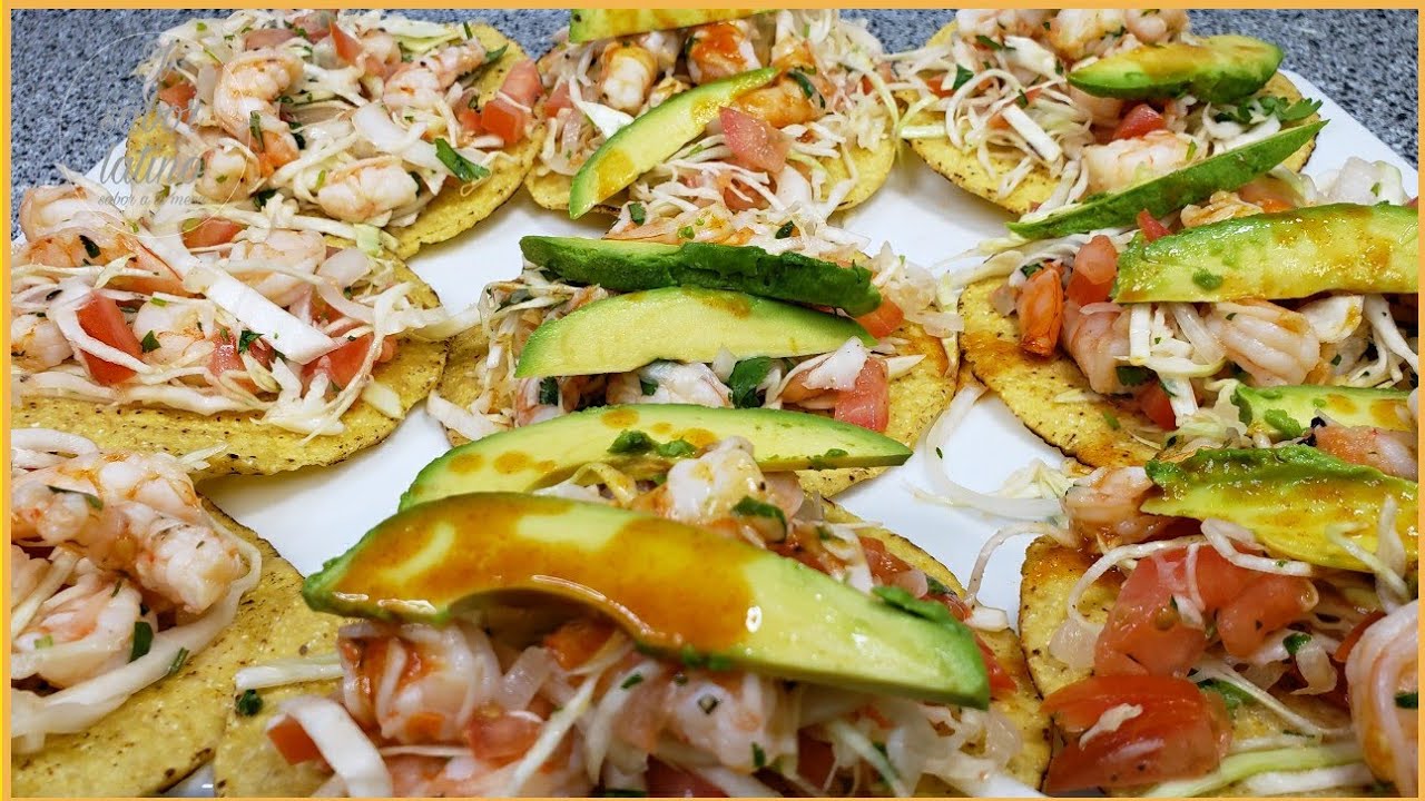 🔴 TOSTADAS DE CAMARONES |🦐 👌 RIQUISSIMAS 💥