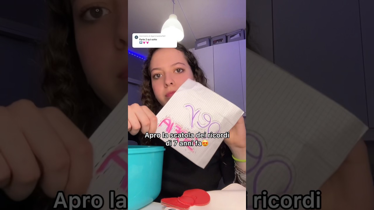 Apriamo la mia SCATOLA DEI RICORDI✨  (PARTE 2)