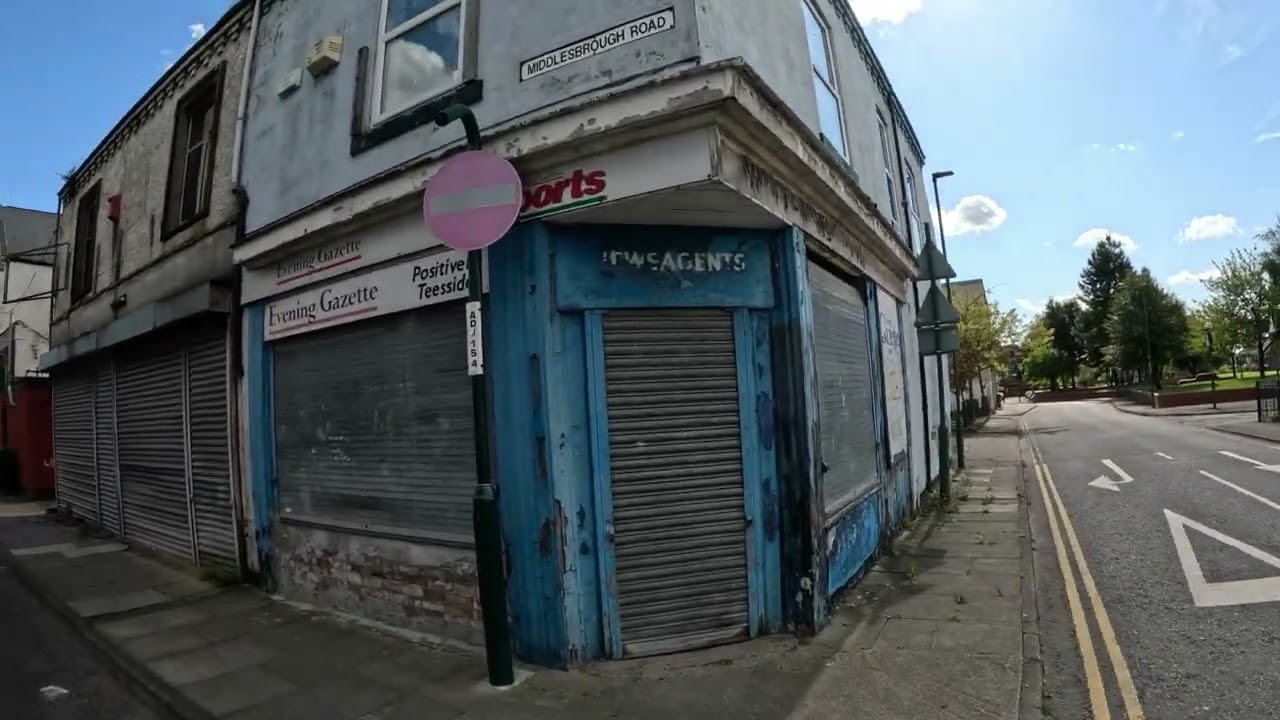 SOUTHBANK MIDDLESBROUGH THIS GHETTO IS ALMOST APOCALYTIC WHERE LEE DUFFY GOT DOUSED IN PETROL