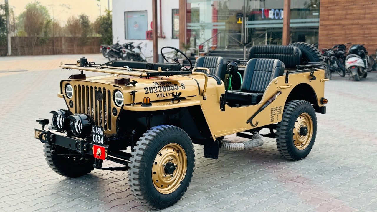 BHATIWAL MOTORS  VINTAGE LOOK WILLYZ JEEP MODIFIED 8194931564￼