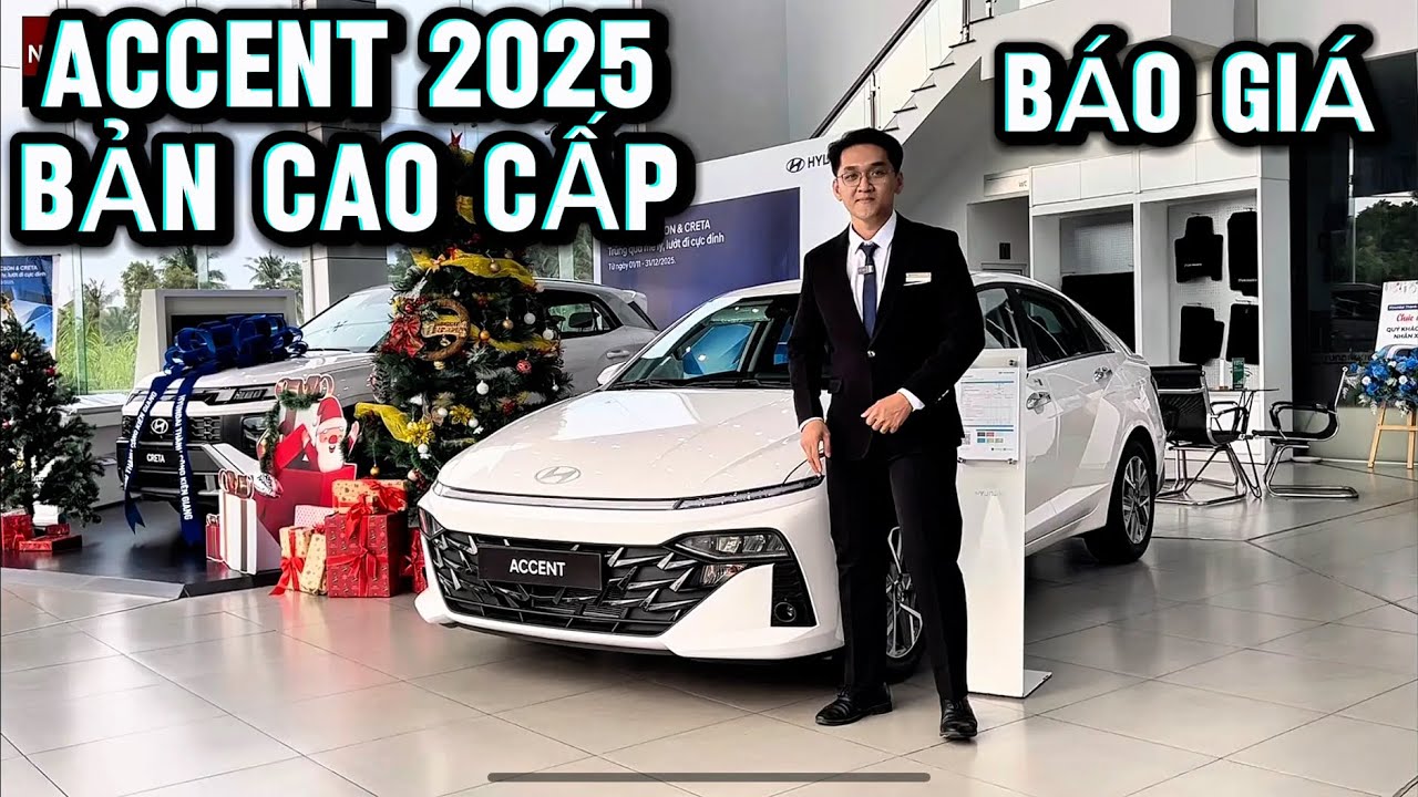 Giá xe HYUNDAI ACCENT 1.5 AT Cao Cấp 2025 cuối tháng 11 | Review xe Accent 2025 sedan 5 chỗ