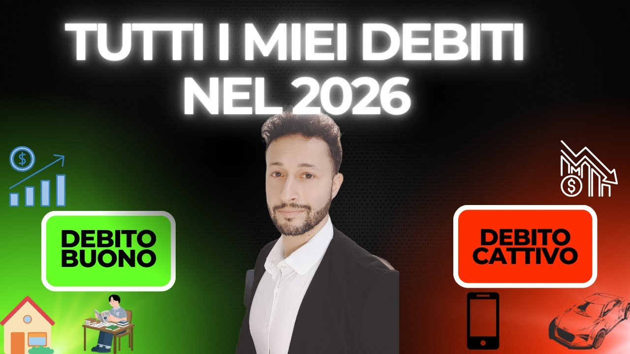 Tutti i miei DEBITI nel dettaglio: mutui, prestiti e scelte nel 2026