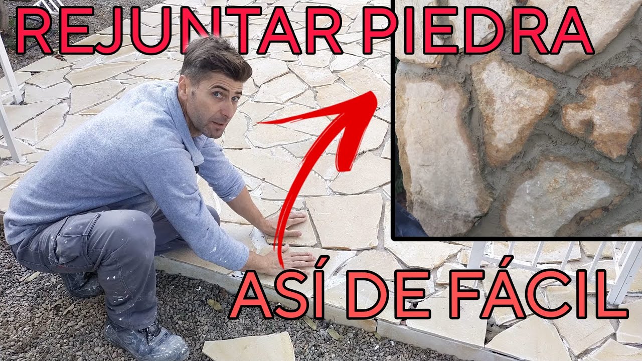 👉👉2 FORMAS de REJUNTAR PIEDRA NATURAL