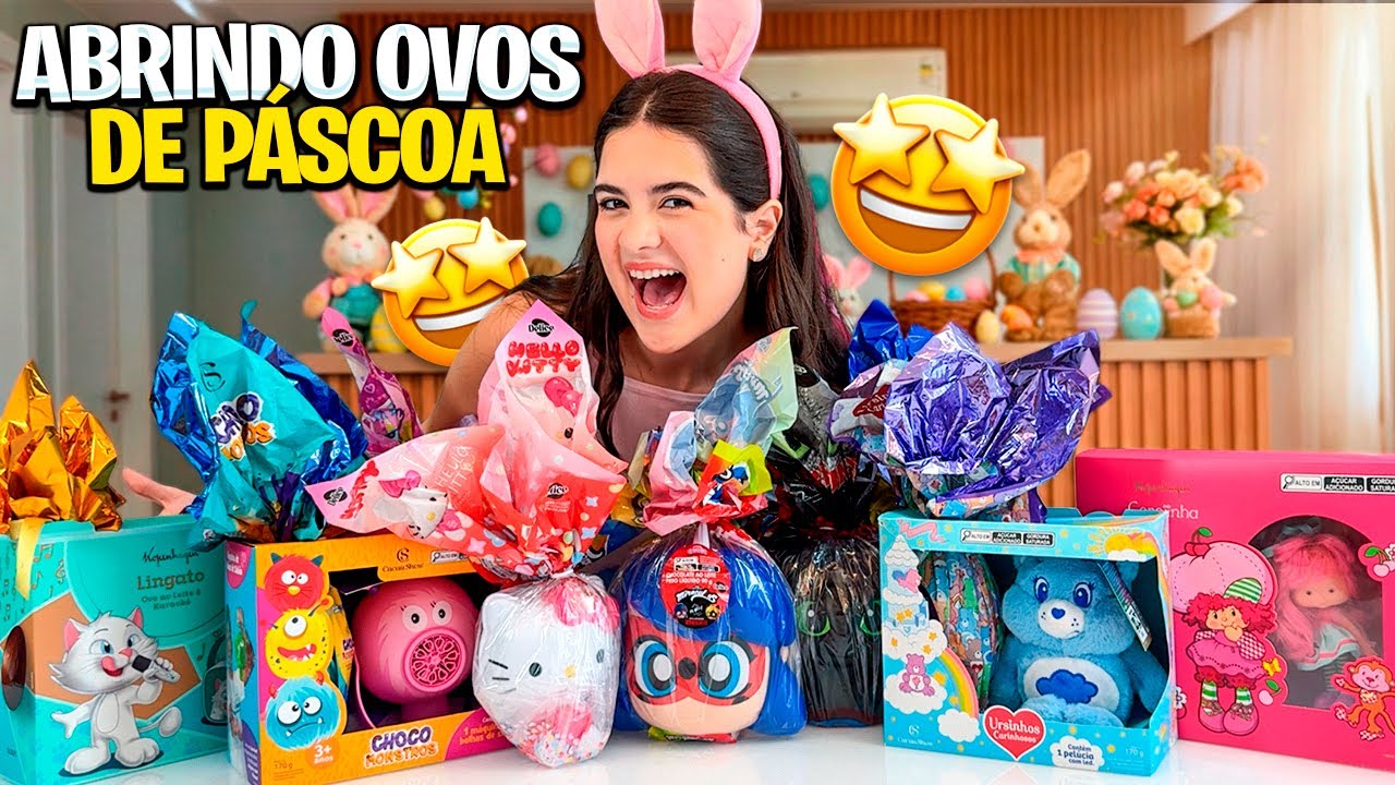 ABRINDO E AVALIANDO OVOS DE P&Aacute;SCOA COM SURPRESAS 2026 