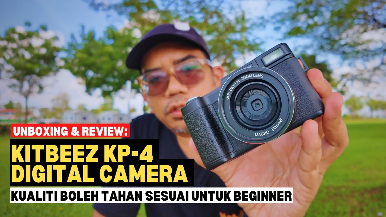 1207: KitBeez KP-4 Digital Camera | Kualiti boleh tahan sesuai untuk beginner #mykhalishjourney 