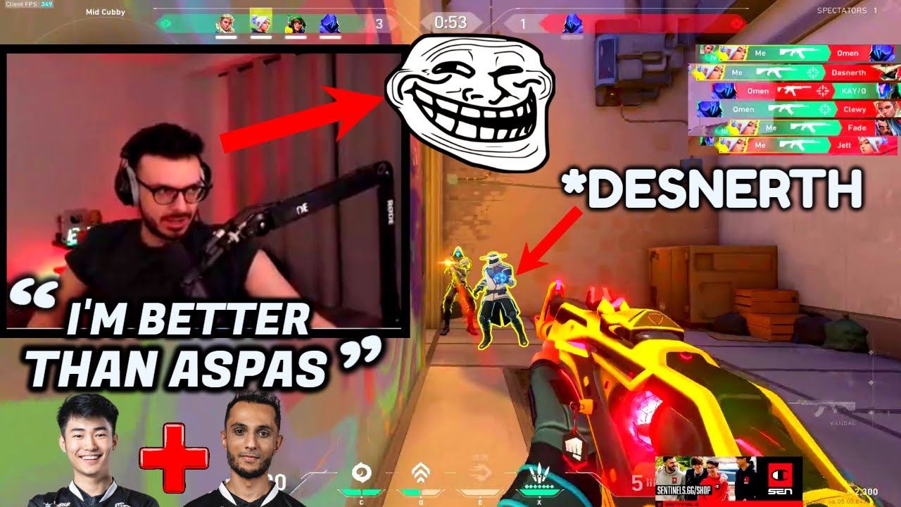SEN Tarik , NRG S0m & NRG FNS VS NRG Zamy & Dasnerth Happened In Radiant Lobby Ranked | Valorant