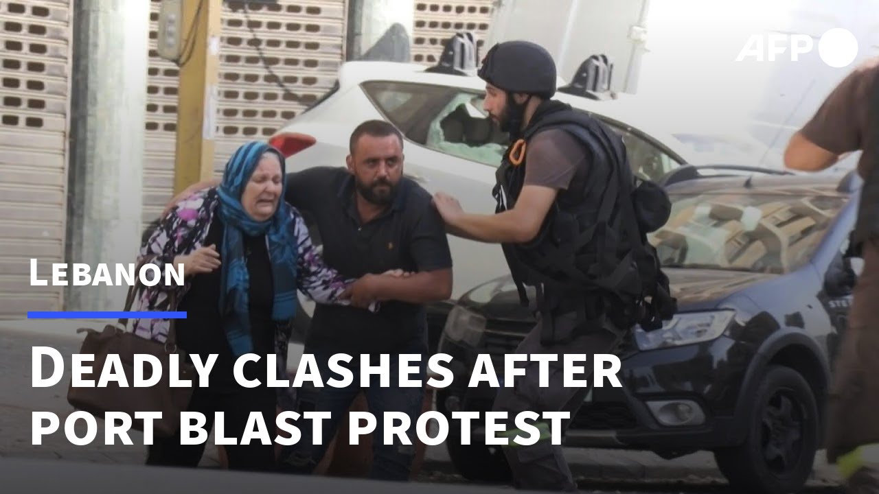 Deadly clashes rock Lebanon capital after rally against port blast judge | AFP